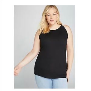 High Neck Ribbed Tank 26/28